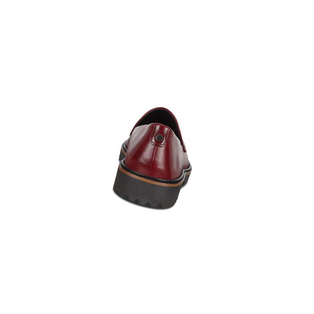 Ecco Incise Tailored Loafers Dame Burgunder | NO 155FDN